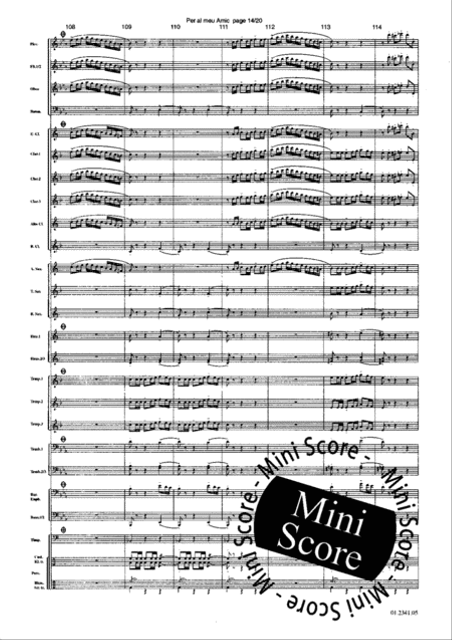 For My Friend Concert Band scores gallery preview page 18
