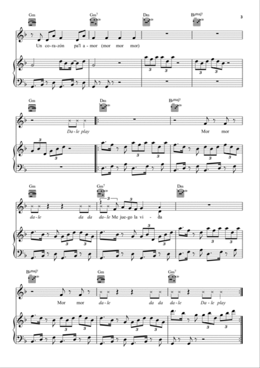 Dale Play Piano, Vocal, Guitar scores gallery preview page 3