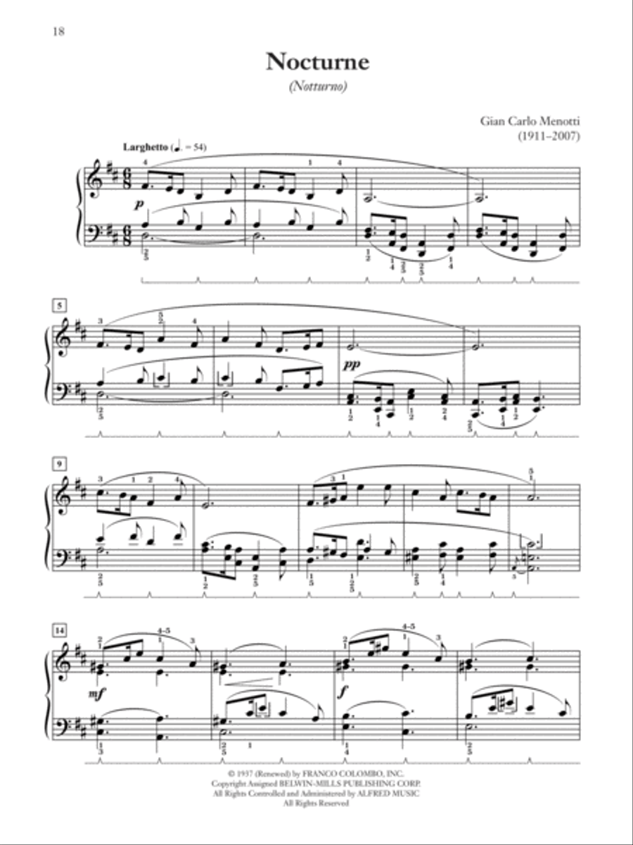 Poemetti Piano Solo scores gallery preview page 10