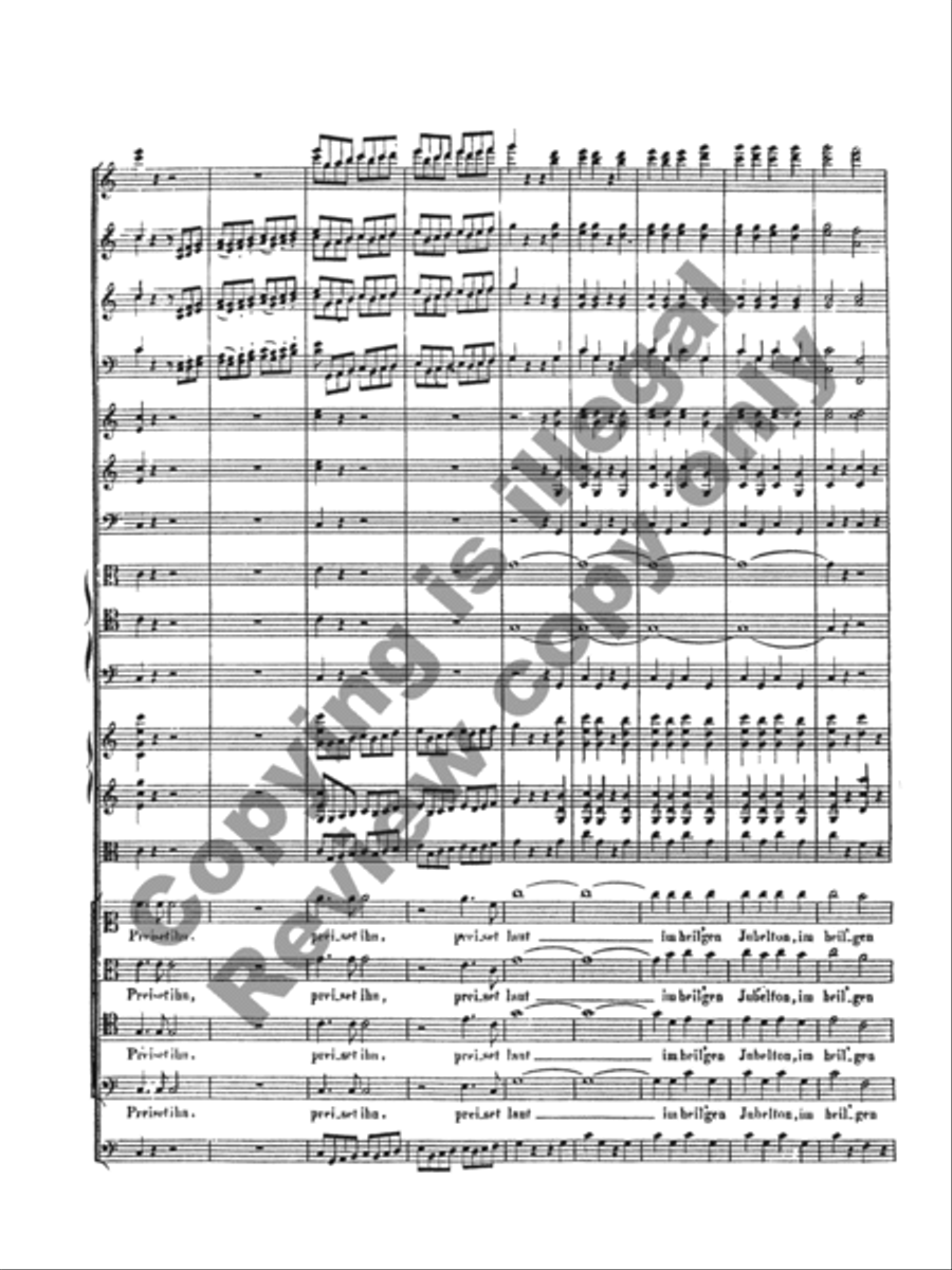 Hallelujah Chorus (Hallelujah unto God's Almighty Son!) (Orchestra Score and Parts) Choir scores gallery preview page 42