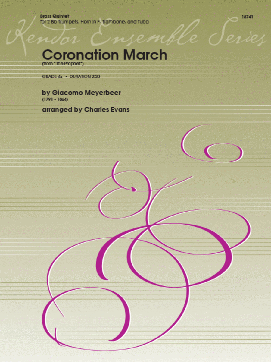 Coronation March (from 'The Prophet') Horn scores gallery preview page 1
