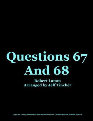 Questions 67 And 68