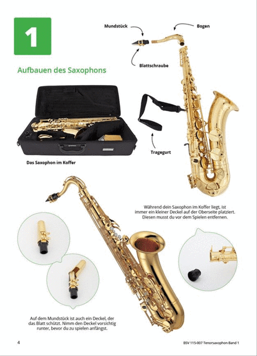 Gemeinsam Lernen & Spielen 1 Tenorsaxophon Tenor Saxophone scores gallery preview page 3