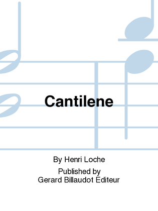 Book cover for Cantilene