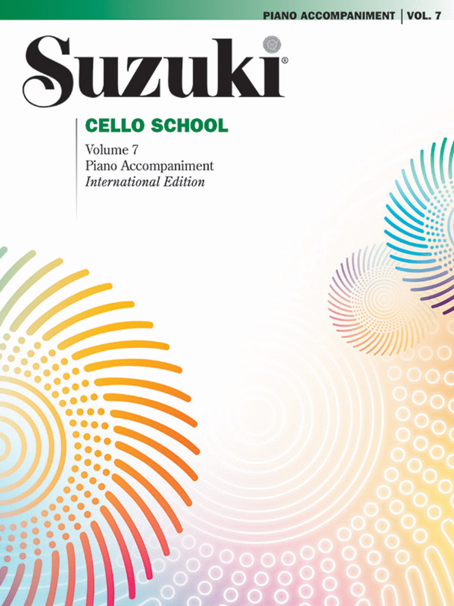 Suzuki Cello School Piano Acc., Volume 7