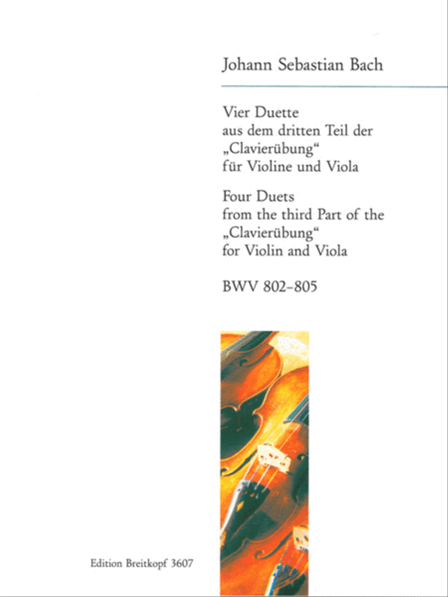 4 Duets Violin scores gallery preview page 1