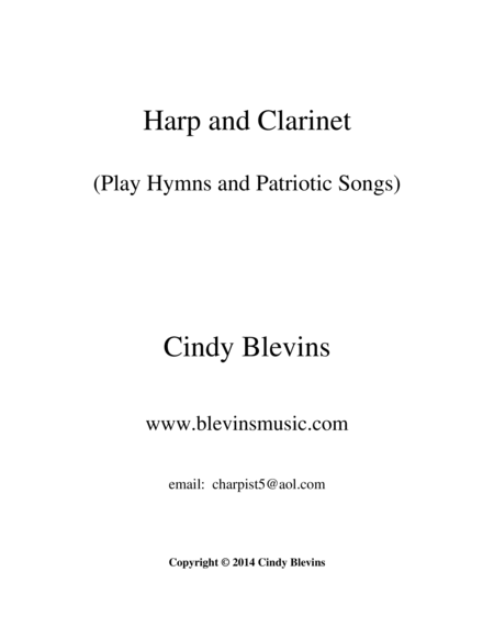 Harp and Clarinet (Play Hymns and Patriotic Songs) image number null