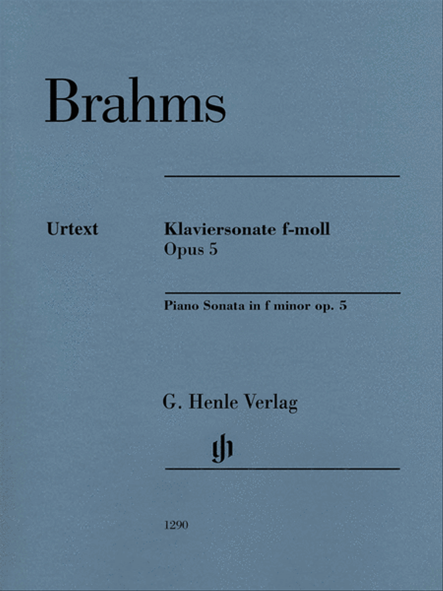 Piano Sonata in F Minor, Op. 5 Piano Solo scores gallery preview page 1