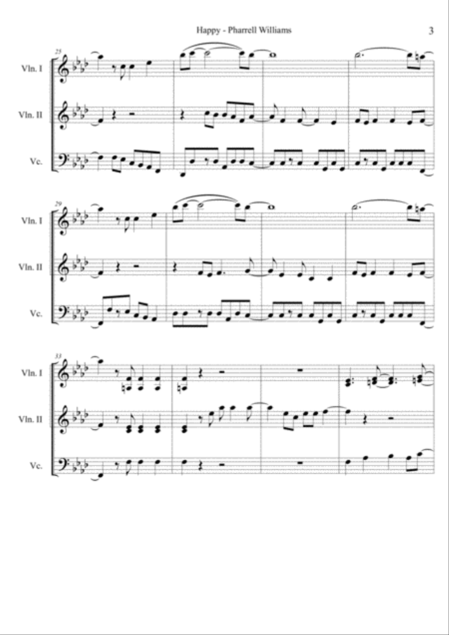 Happy Happy String Trio scores gallery preview page 3