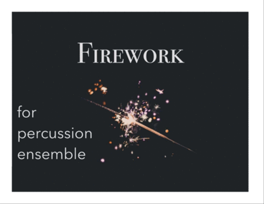 Firework Percussion Ensemble scores gallery preview page 1