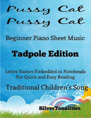 Book cover for Pussy Cat Pussy Cat Beginner Piano Sheet Music 2nd Edition