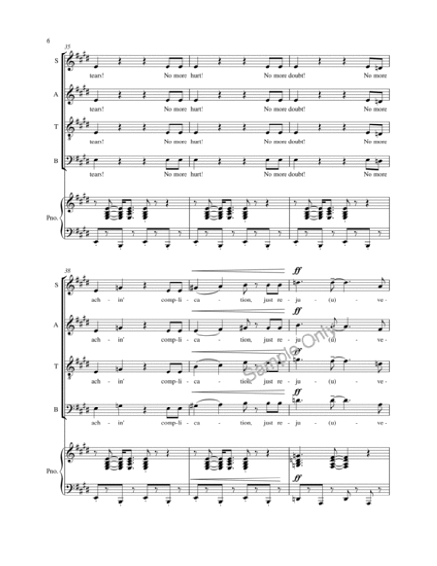 Rejuvenation 4-Part scores gallery preview page 6