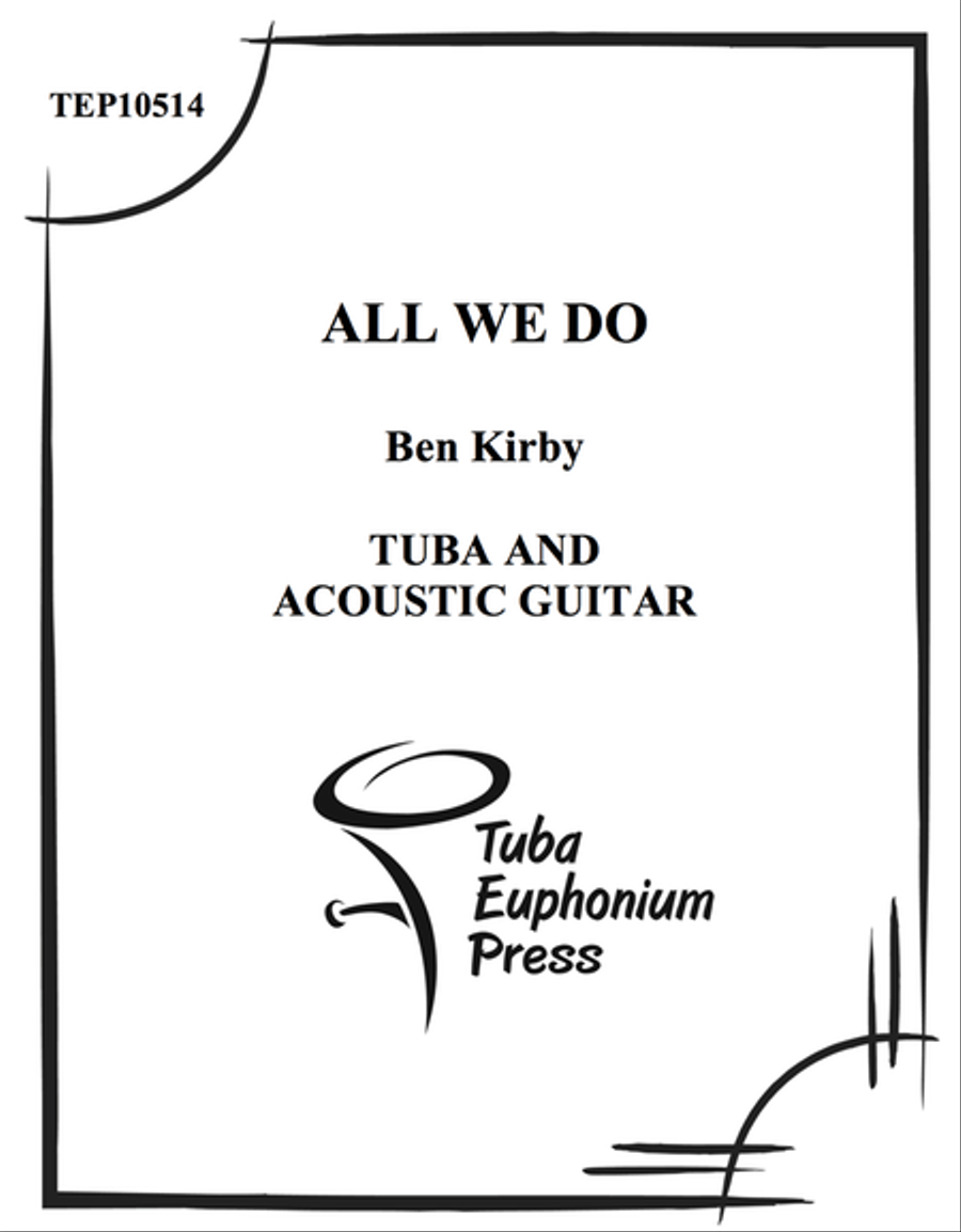 All We Do Tuba scores gallery preview page 1