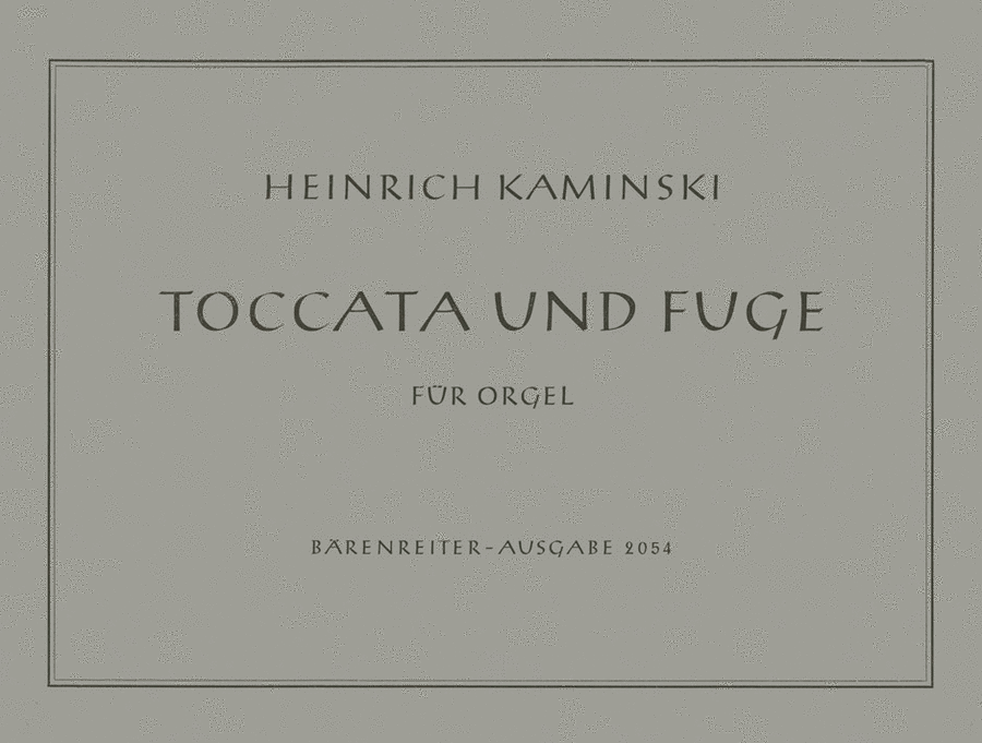 Toccata und Fuge (1939)