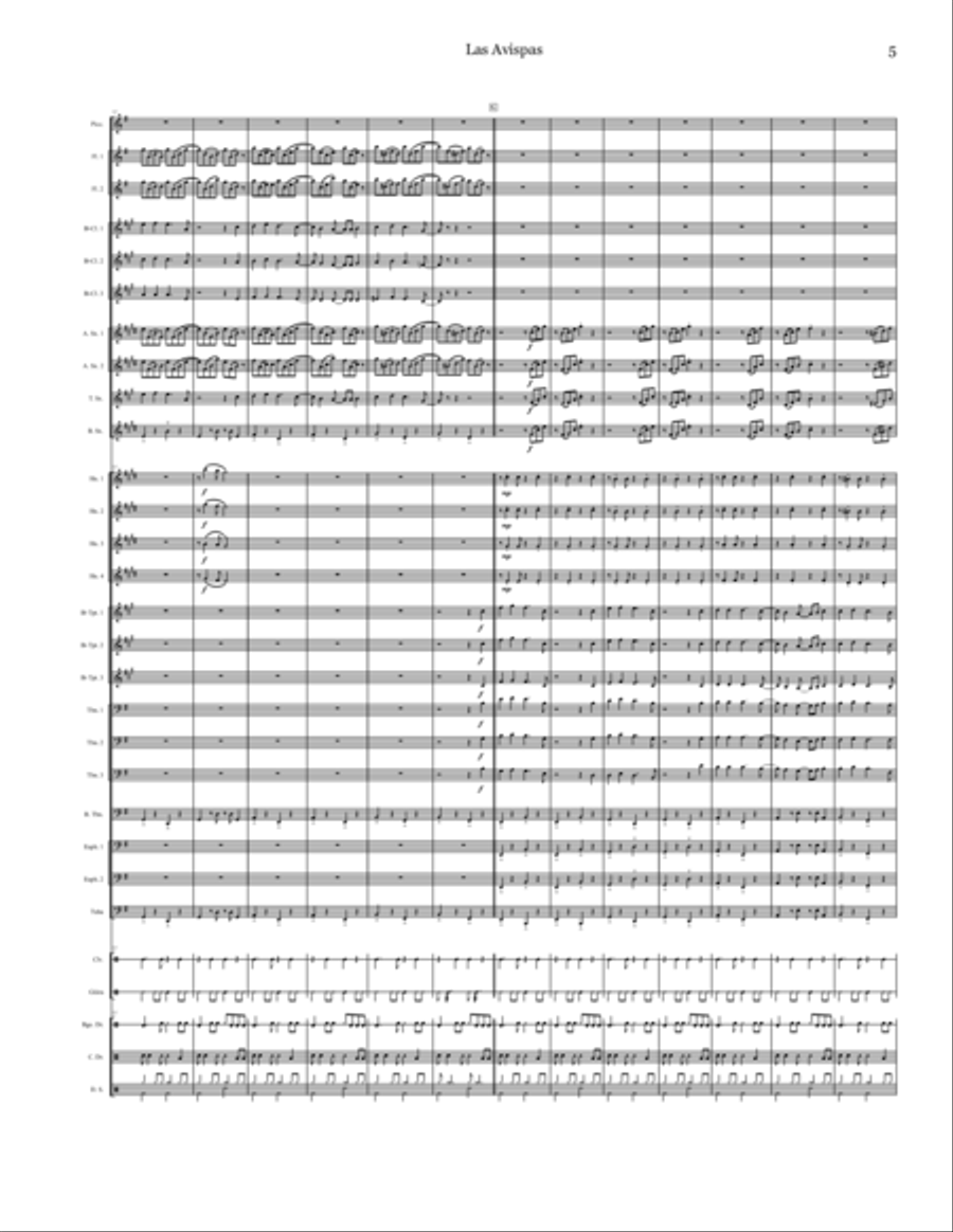 Las Avispas Marching Band scores gallery preview page 5