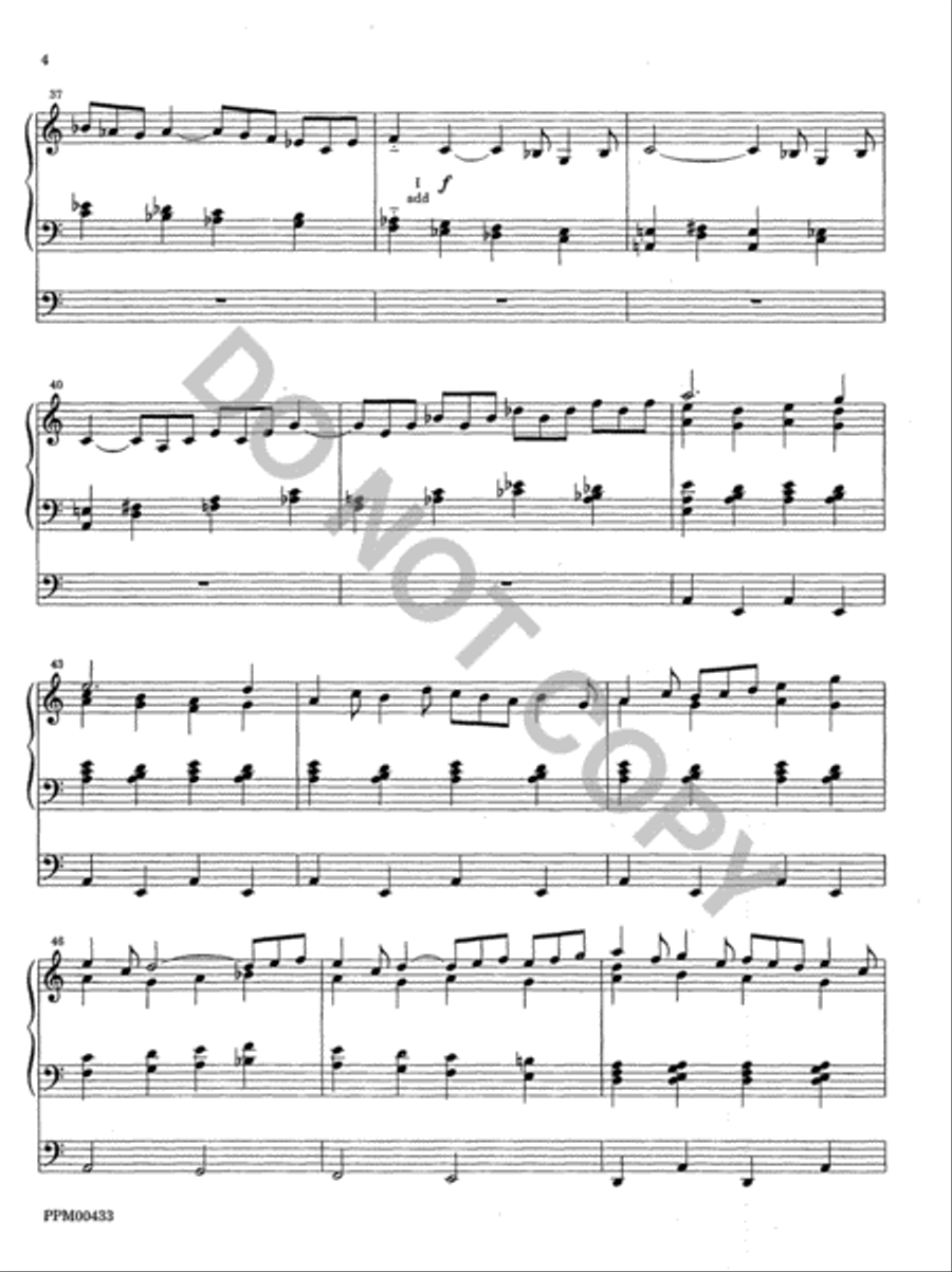 Gigue and Passacaglia Organ scores gallery preview page 5