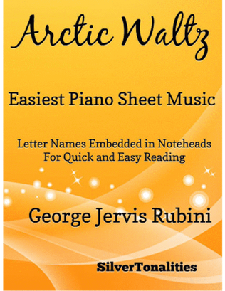 Book cover for Arctic Waltz Easiest Piano Sheet Music
