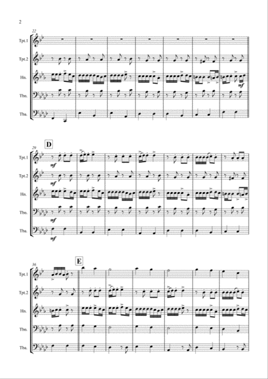 The Rhythm Of Life Horn scores gallery preview page 2