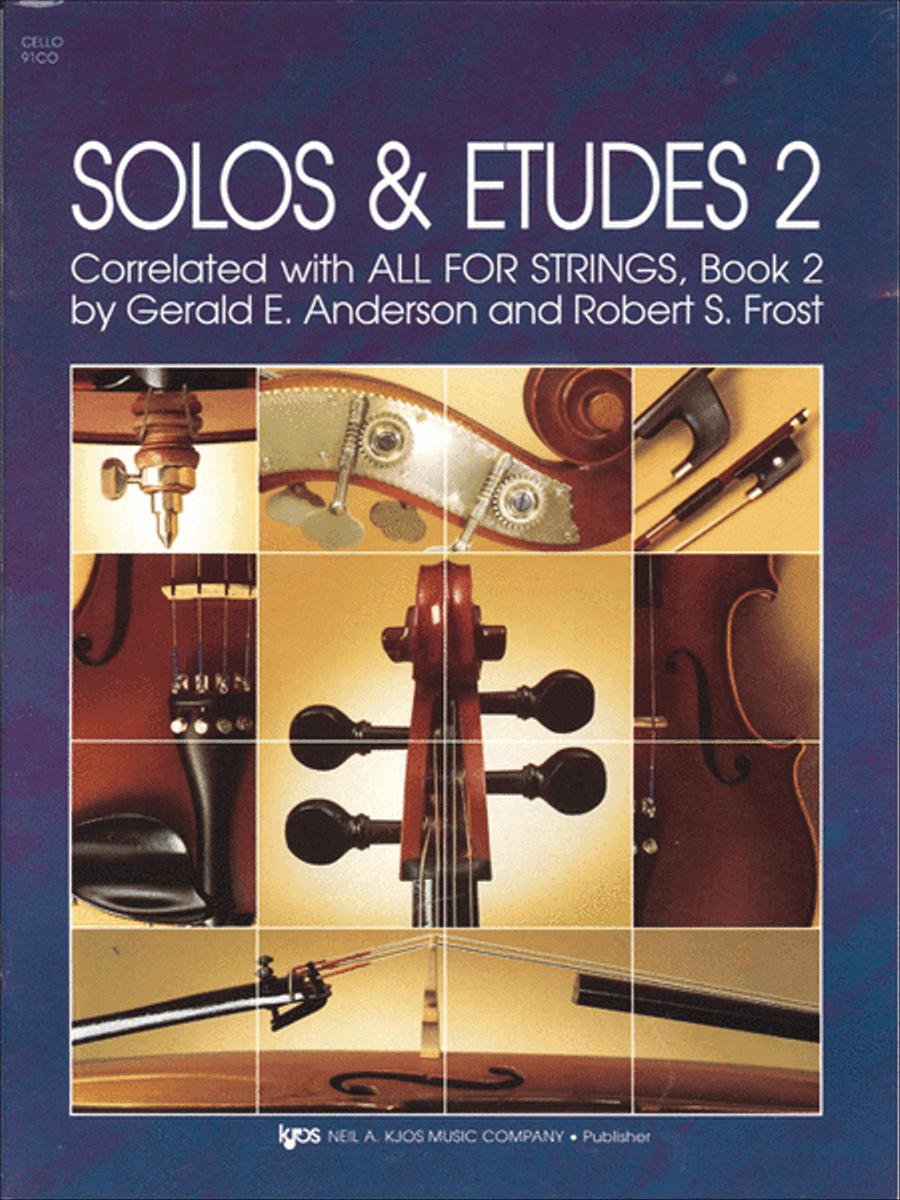 Solos And Etudes - Book 2 - Cello Orchestra scores gallery preview page 1