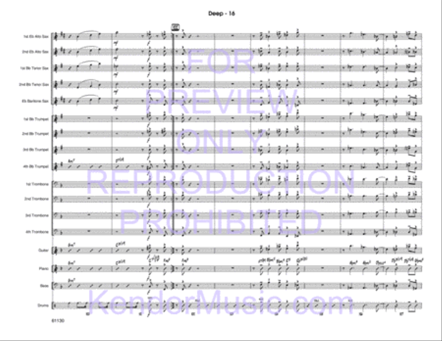 Deep Jazz Ensemble scores gallery preview page 17