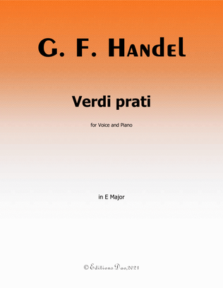 Verdi prati, by Handel, in E Major