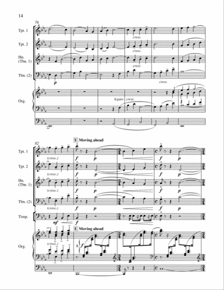Festive Prelude Organ scores gallery preview page 16