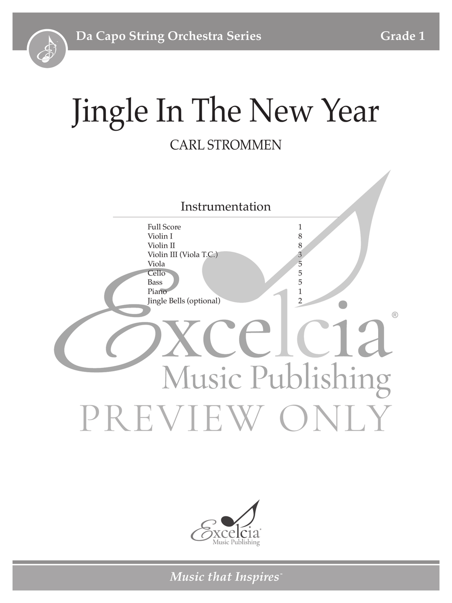 Jingle In The New Year (Score) String Orchestra scores gallery preview page 2