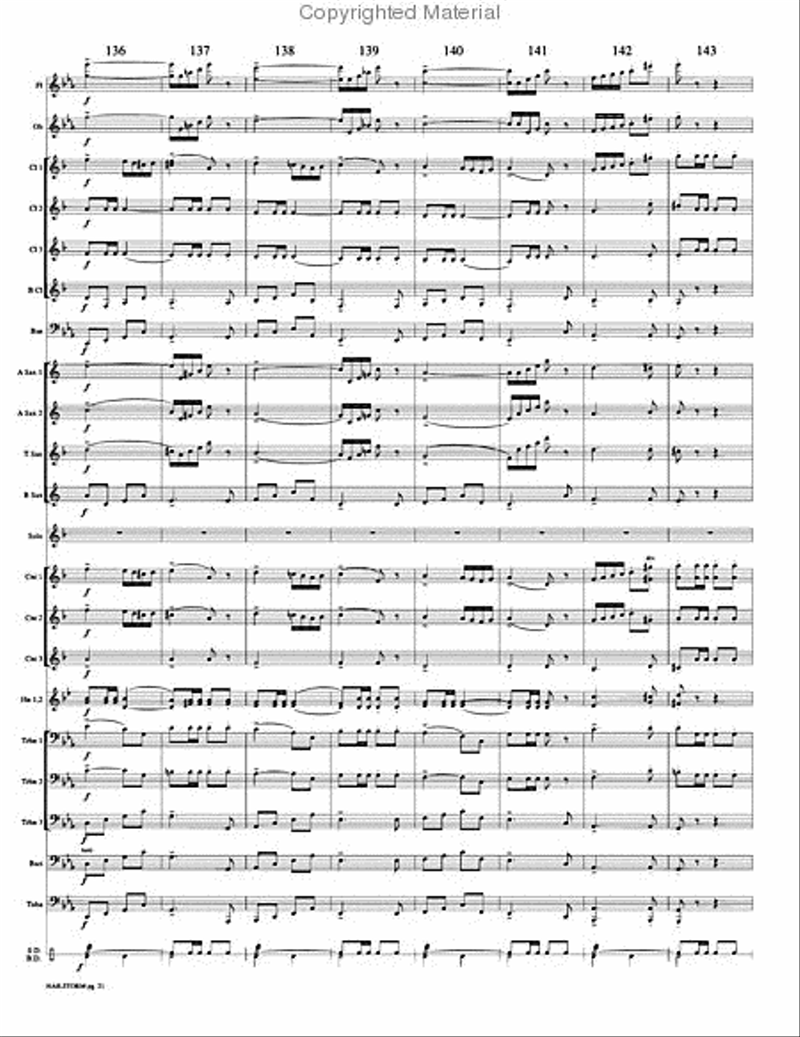 Hailstorm Hailstorm Concert Band scores gallery preview page 24