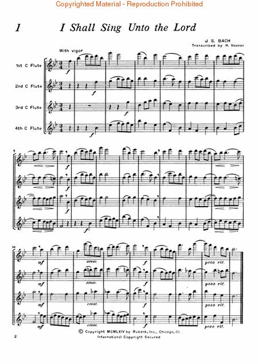 Quartet Repertoire for Flute