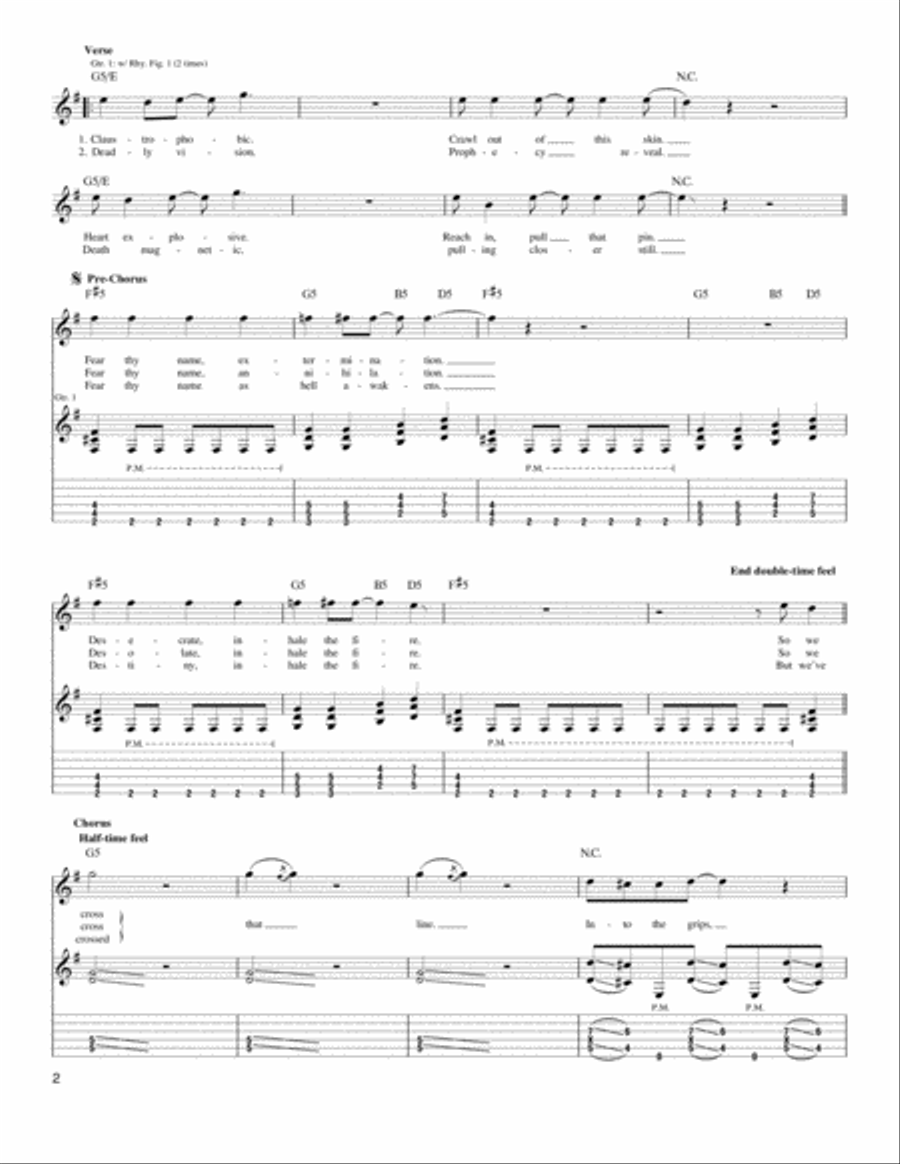 My Apocalypse My Apocalypse Acoustic Guitar scores gallery preview page 2