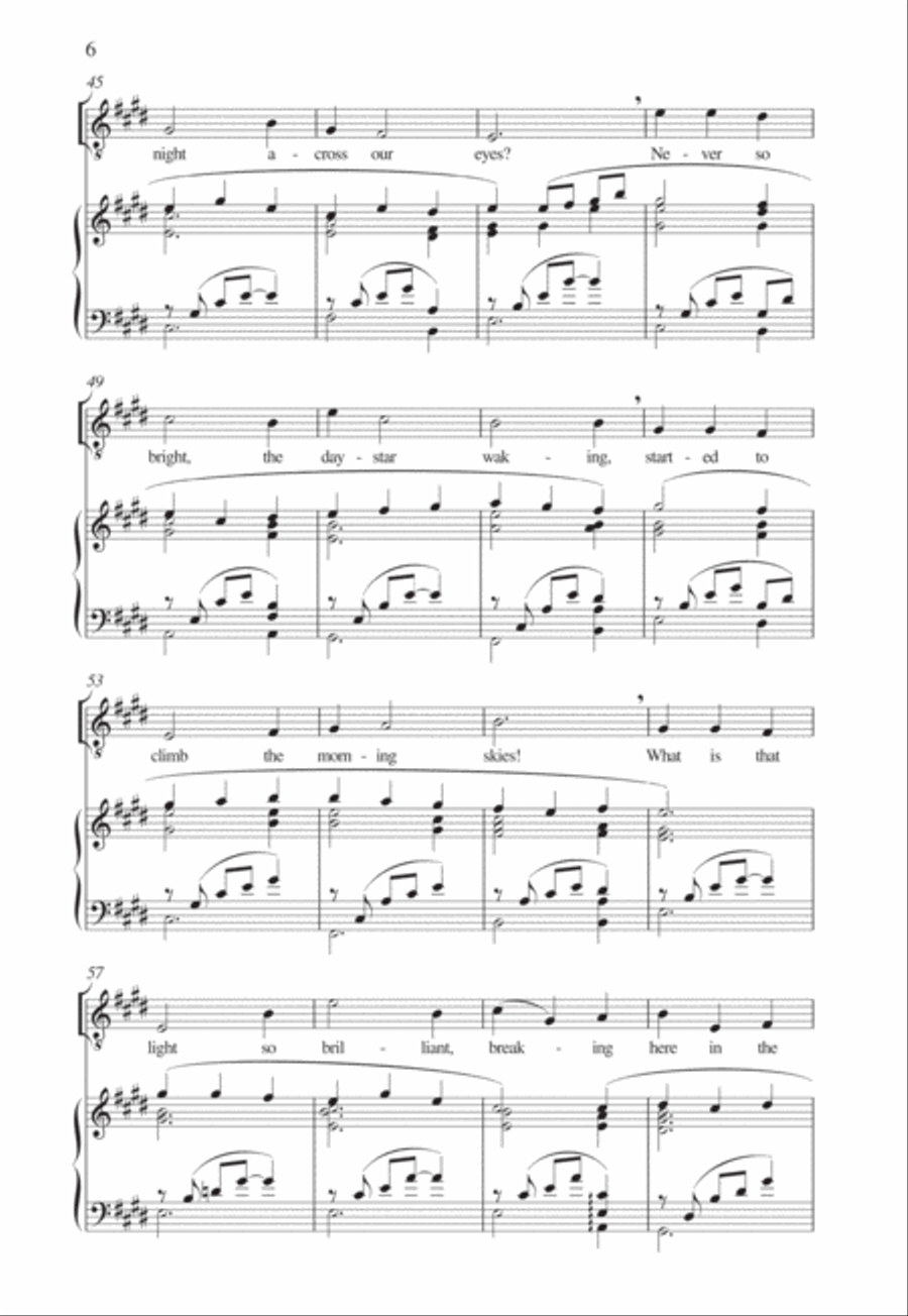 Whence is that goodly fragrance flowing? 4-Part scores gallery preview page 5
