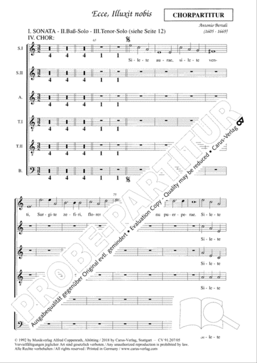 Ecce illuxit nobis STB scores gallery preview page 2