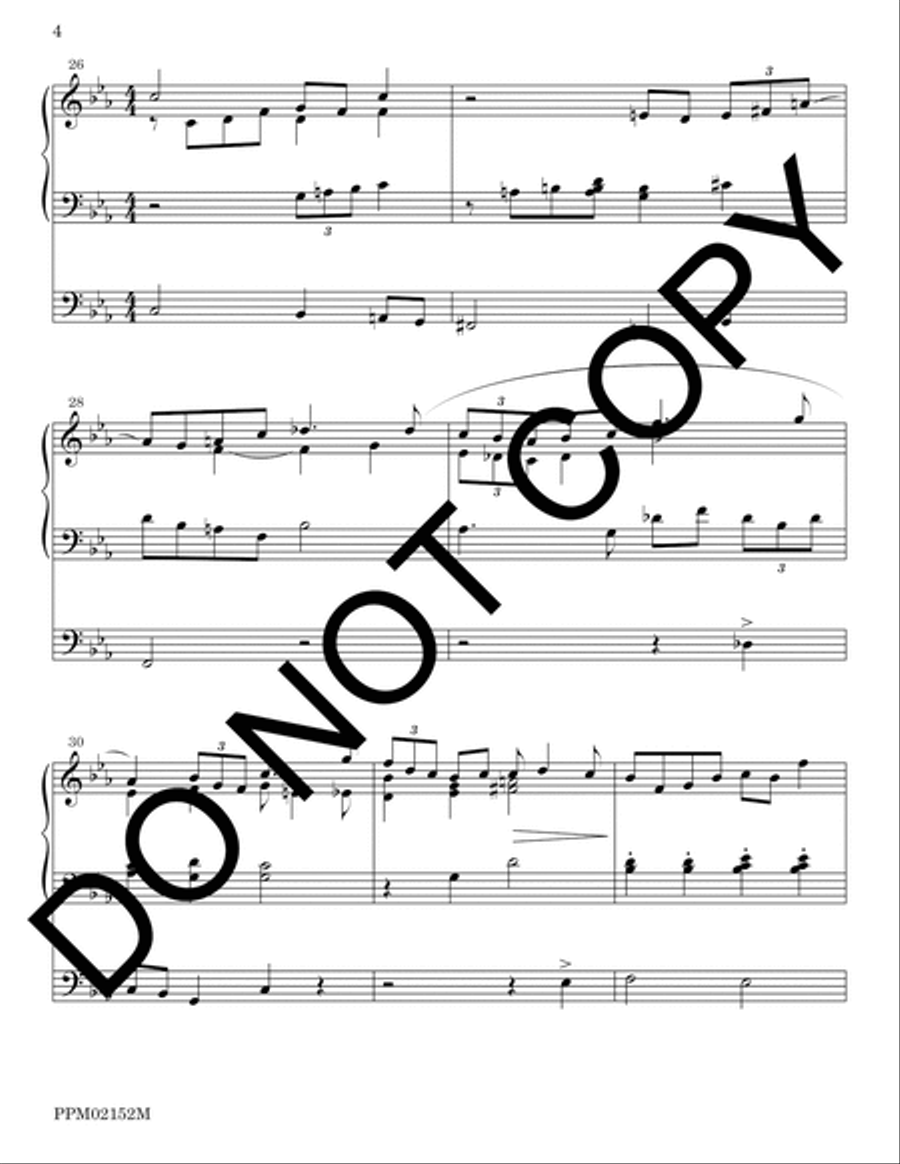 Solemn Entrance Organ scores gallery preview page 4