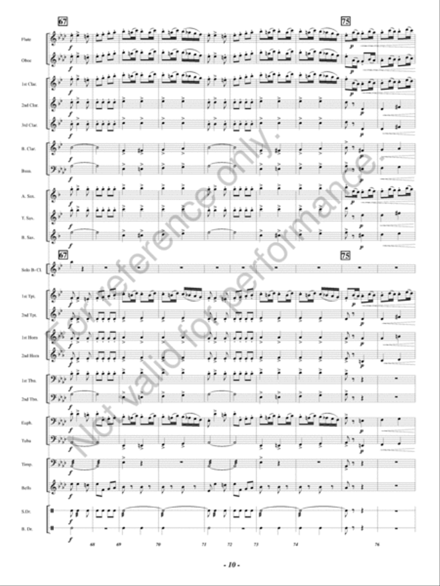 Luisa di Montfort Luisa di Montfort Concert Band scores gallery preview page 11