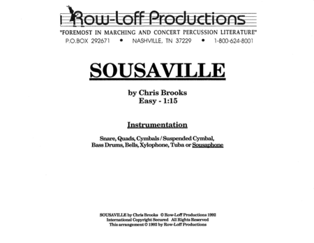 Sousaville w/Tutor Tracks