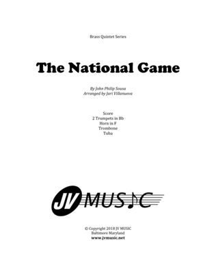 Book cover for The National Game for Brass Quintet