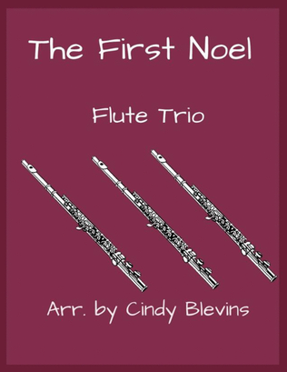 Book cover for The First Noel, for Flute Trio