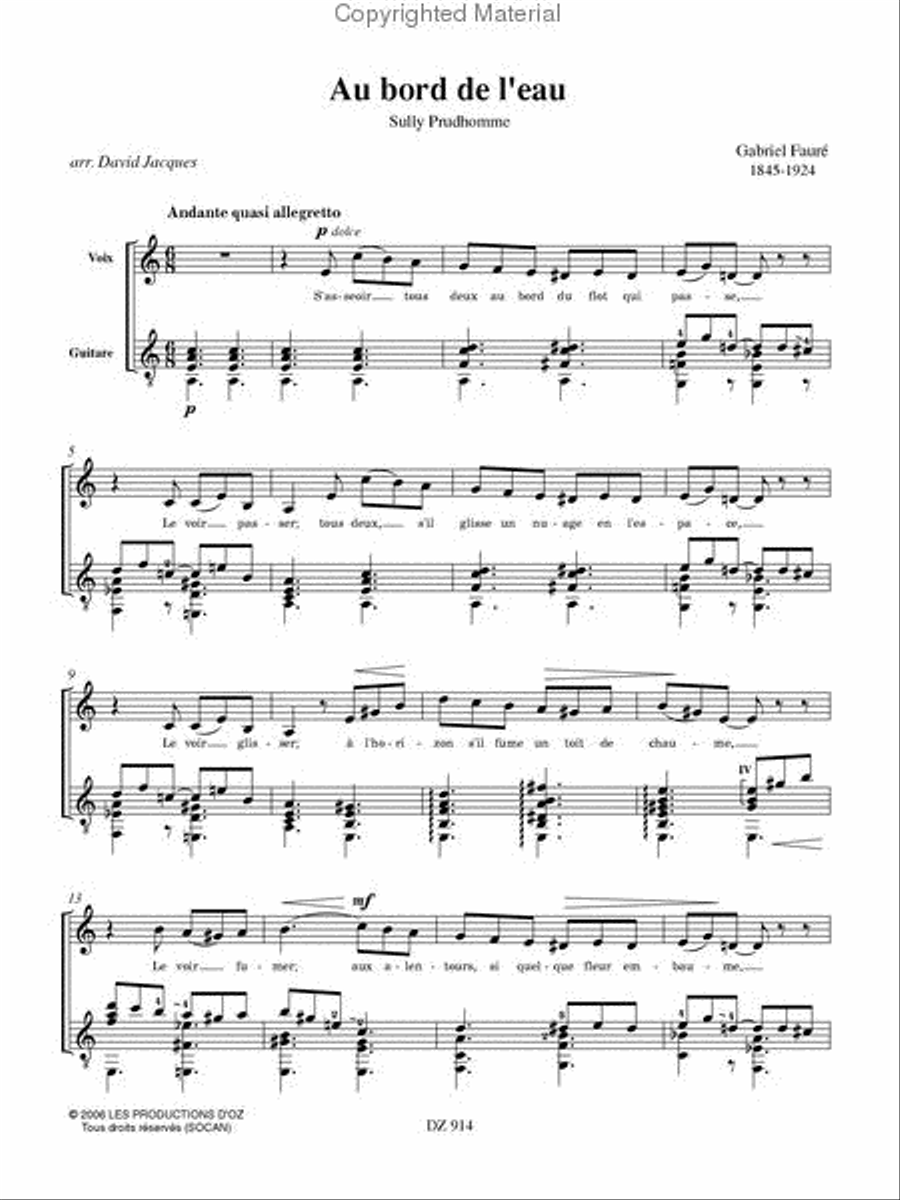 10 mélodies Classical Guitar scores gallery preview page 2