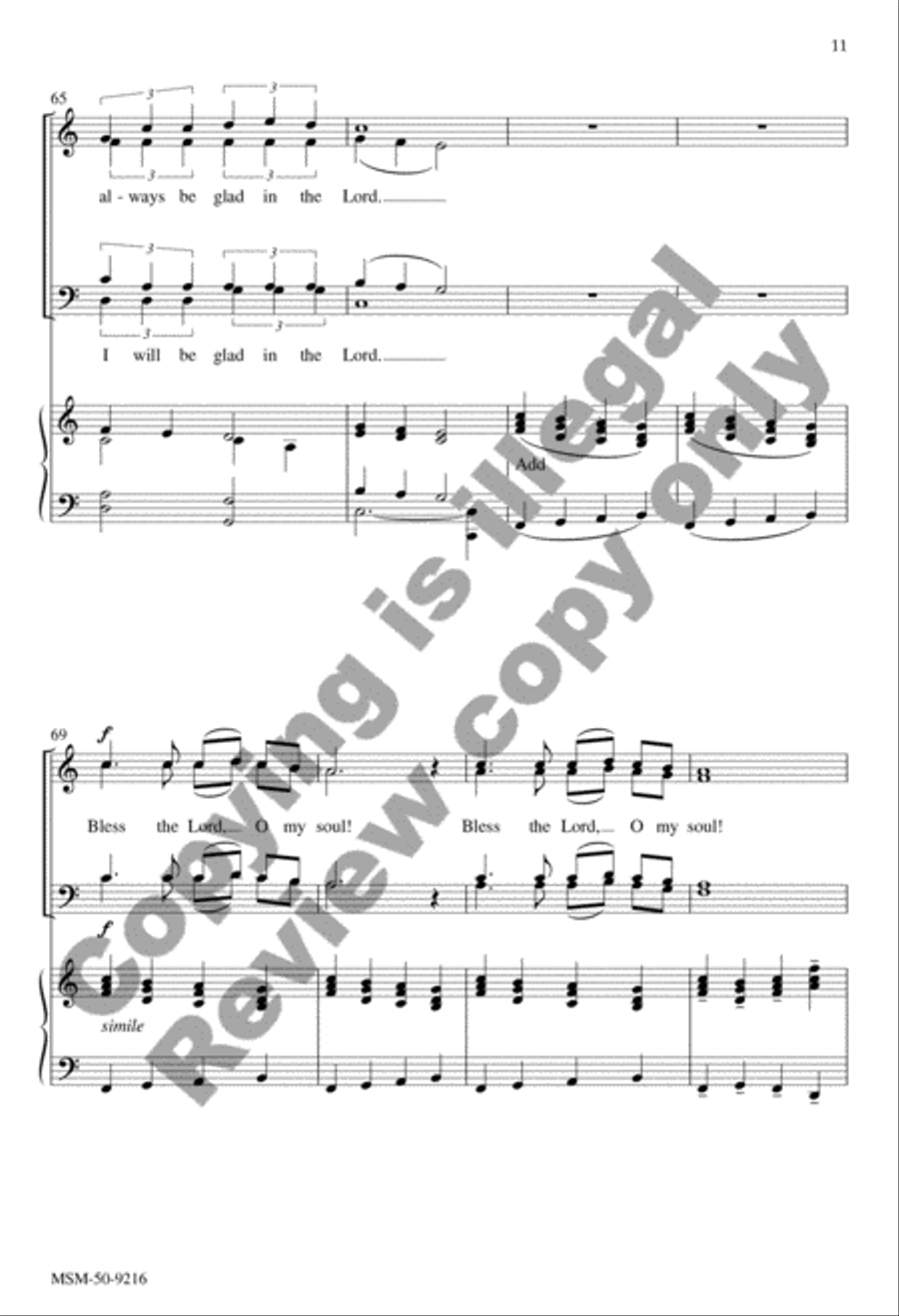 O Lord, How Manifold Are Your Works 4-Part scores gallery preview page 22