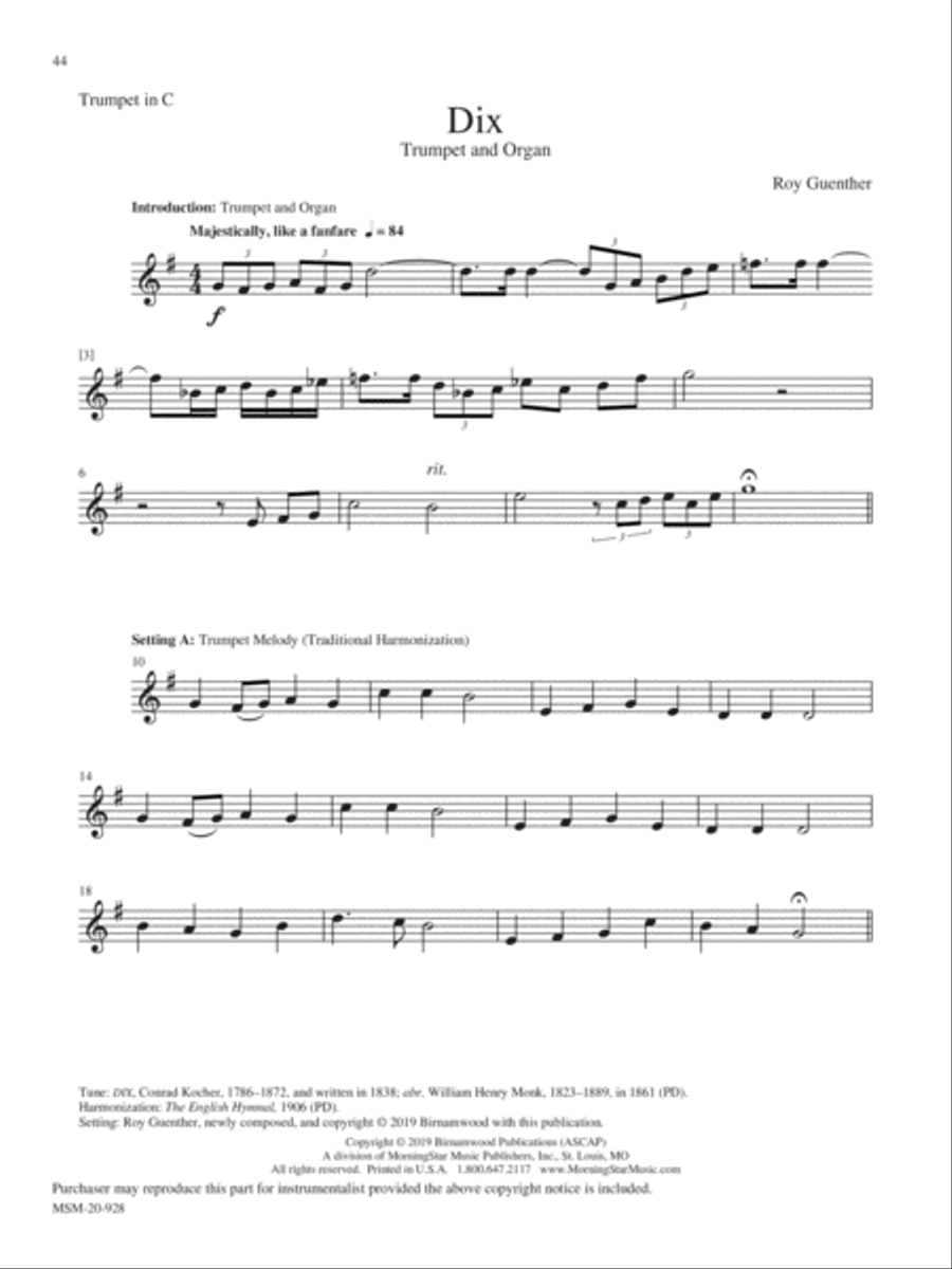 Dix Dix Trumpet scores gallery preview page 4