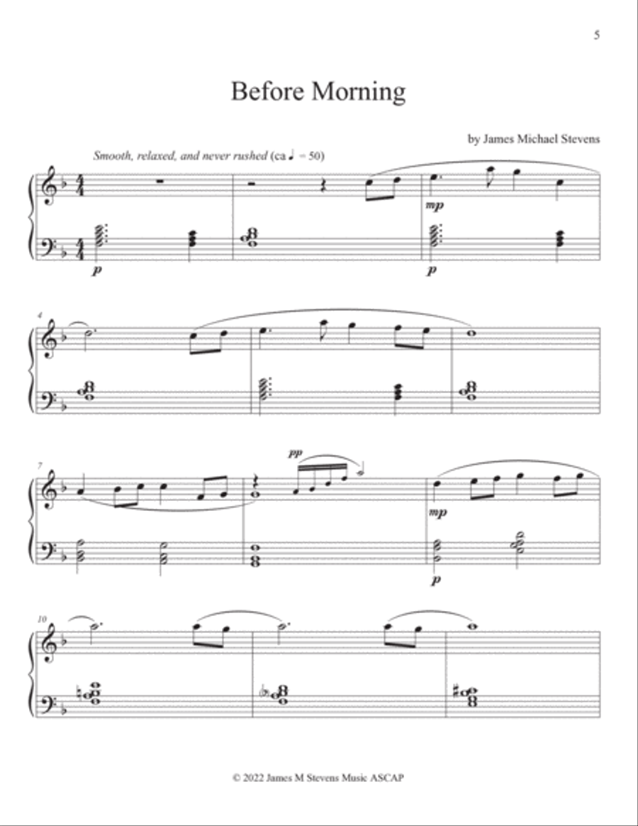 Mysteries of Summer Piano Book Piano Solo scores gallery preview page 5