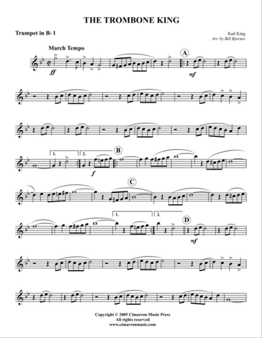 Trombone king top