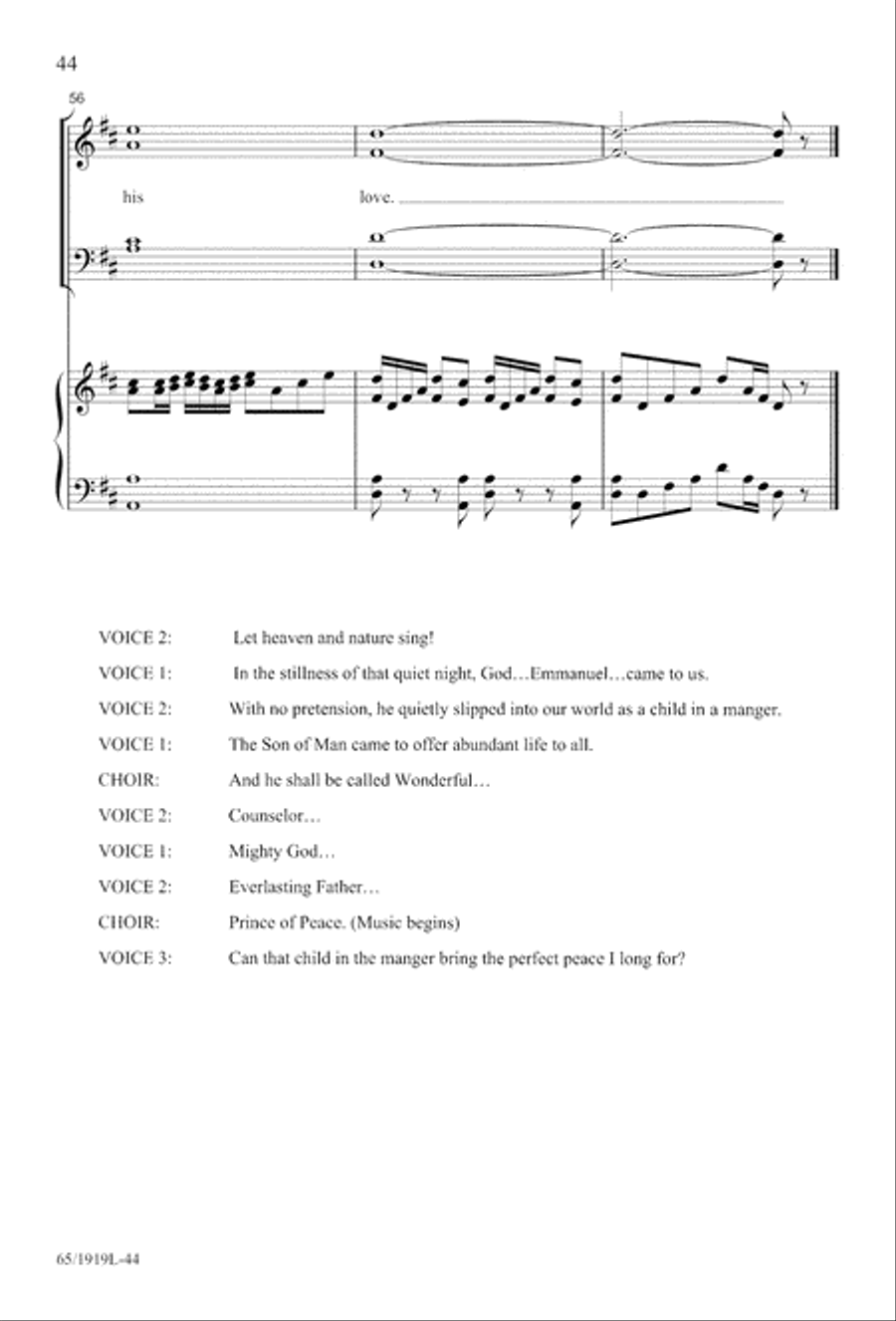 The Perfect Christmas 4-Part scores gallery preview page 46