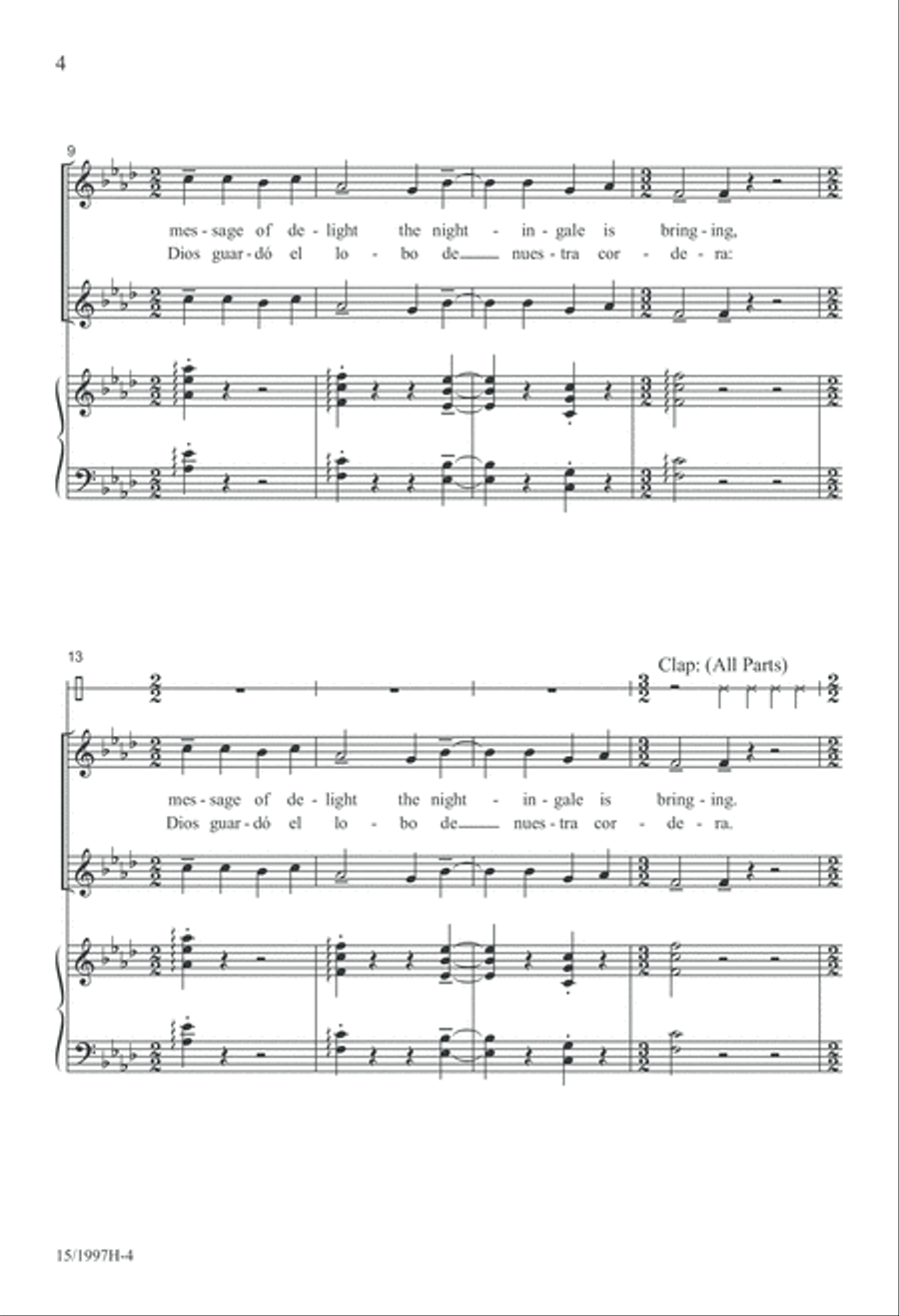 Ríu, Ríu, Chíu SSA scores gallery preview page 5