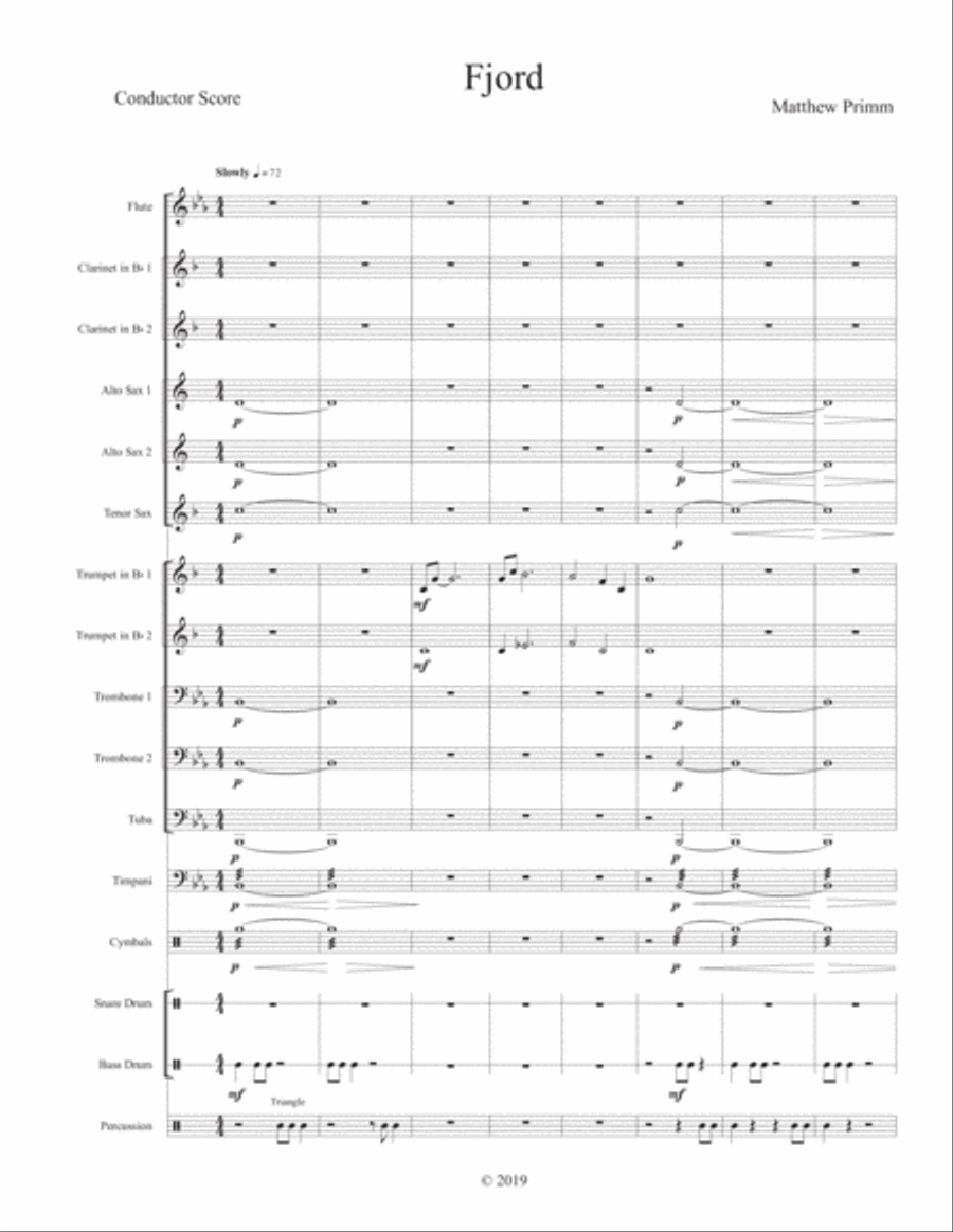 Fjord Concert Band scores gallery preview page 2