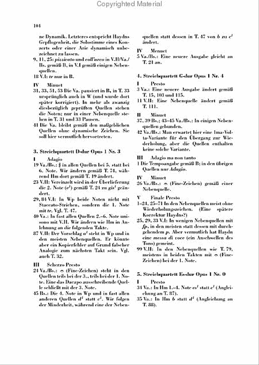String Quartets – Volume I String Quartet scores gallery preview page 4