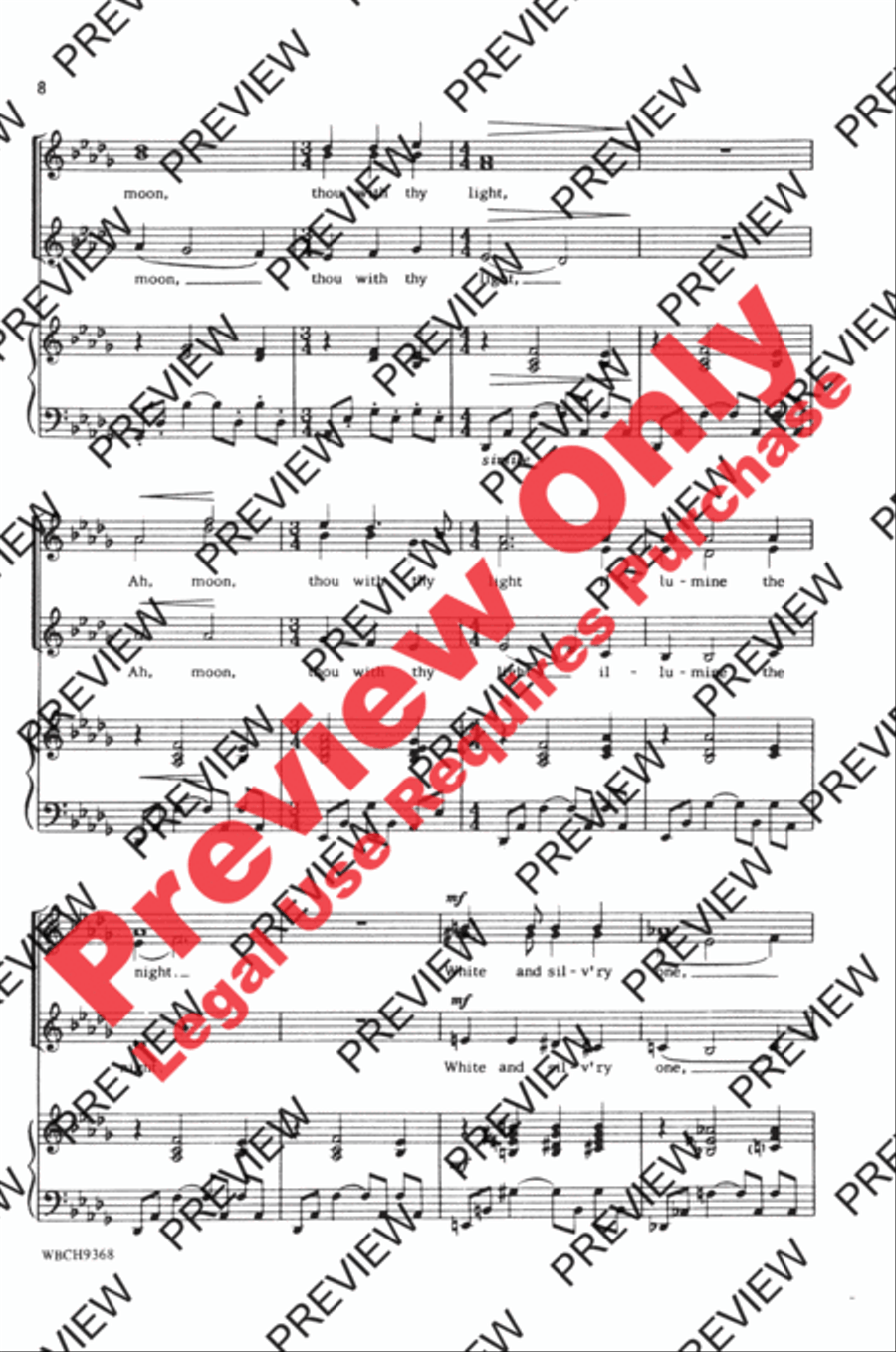 Three Spanish Ballades Women's Choir scores gallery preview page 8