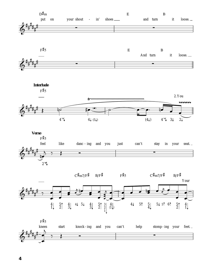 Turn It Loose Harmonica scores gallery preview page 4