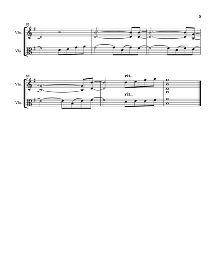 Take My Breath Away (love Theme) String Duet scores gallery preview page 5