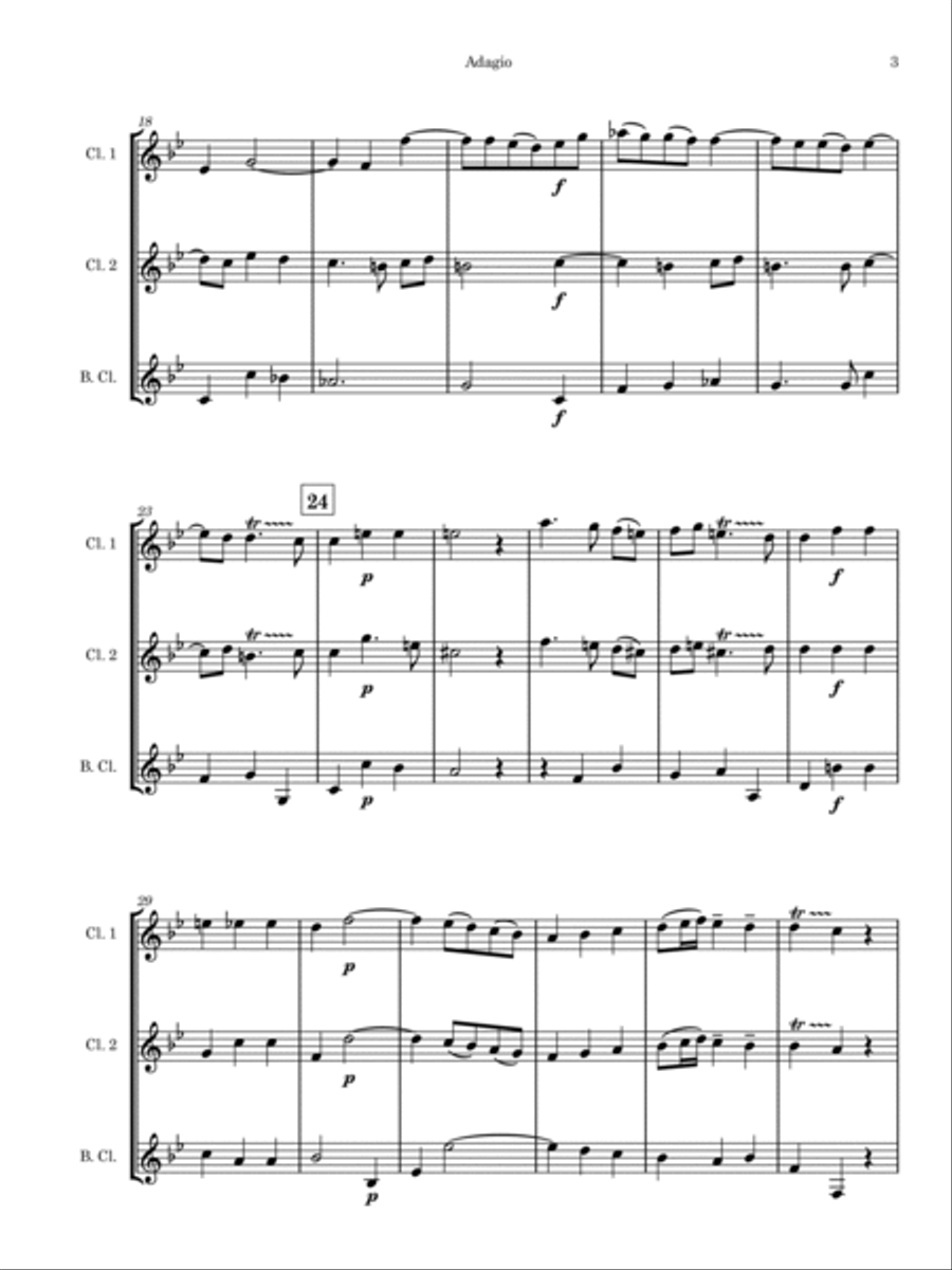 Trio Sonata IX Trio Sonata IX Clarinet Trio scores gallery preview page 3